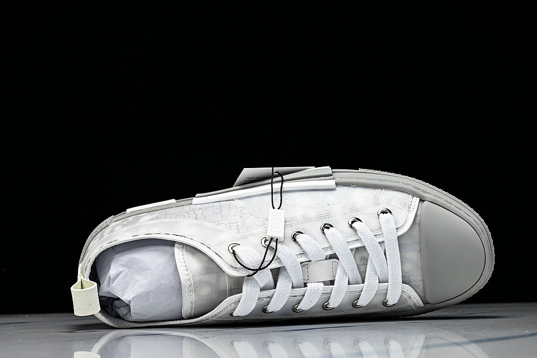 【430】MEN'S LOW TOP PRINT B23 LACE UP FLAT SHOES COMBINED WITH CASUAL SPORTS SHOES DARK GRAY/GREY