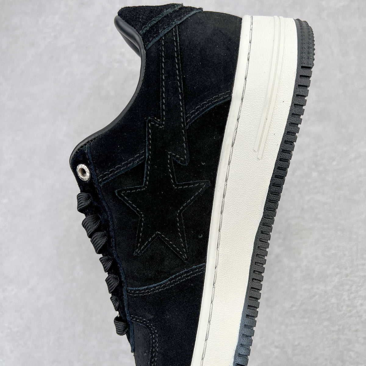 Bape STA Low Black Suede