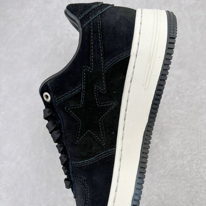 Bape STA Low Black Suede