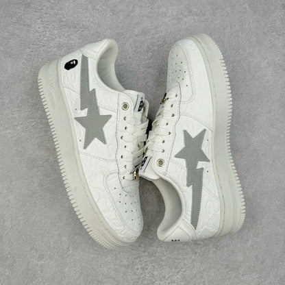 Bape STA Low White Grey