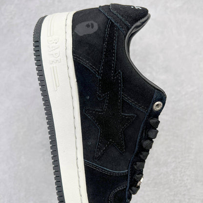 Bape STA Low Black Suede