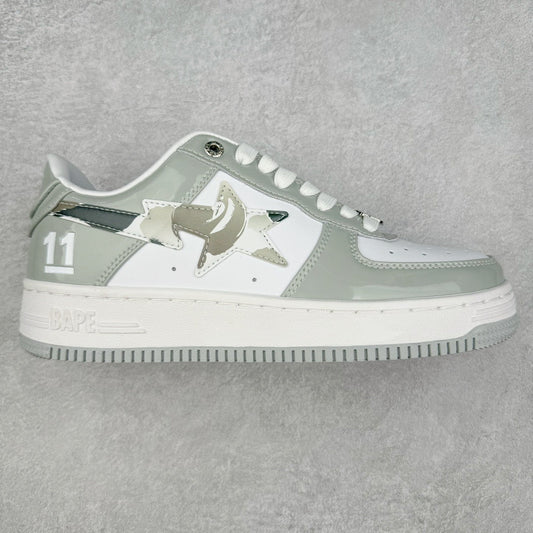 Bape STA Low White Grey