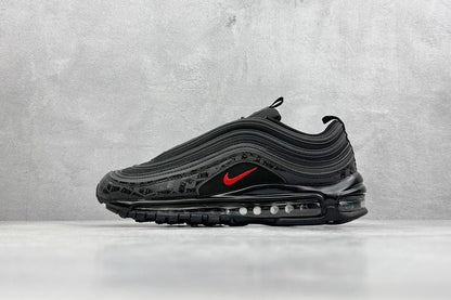 97 All-Over Print Black Red