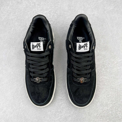 Bape STA Low Black Suede