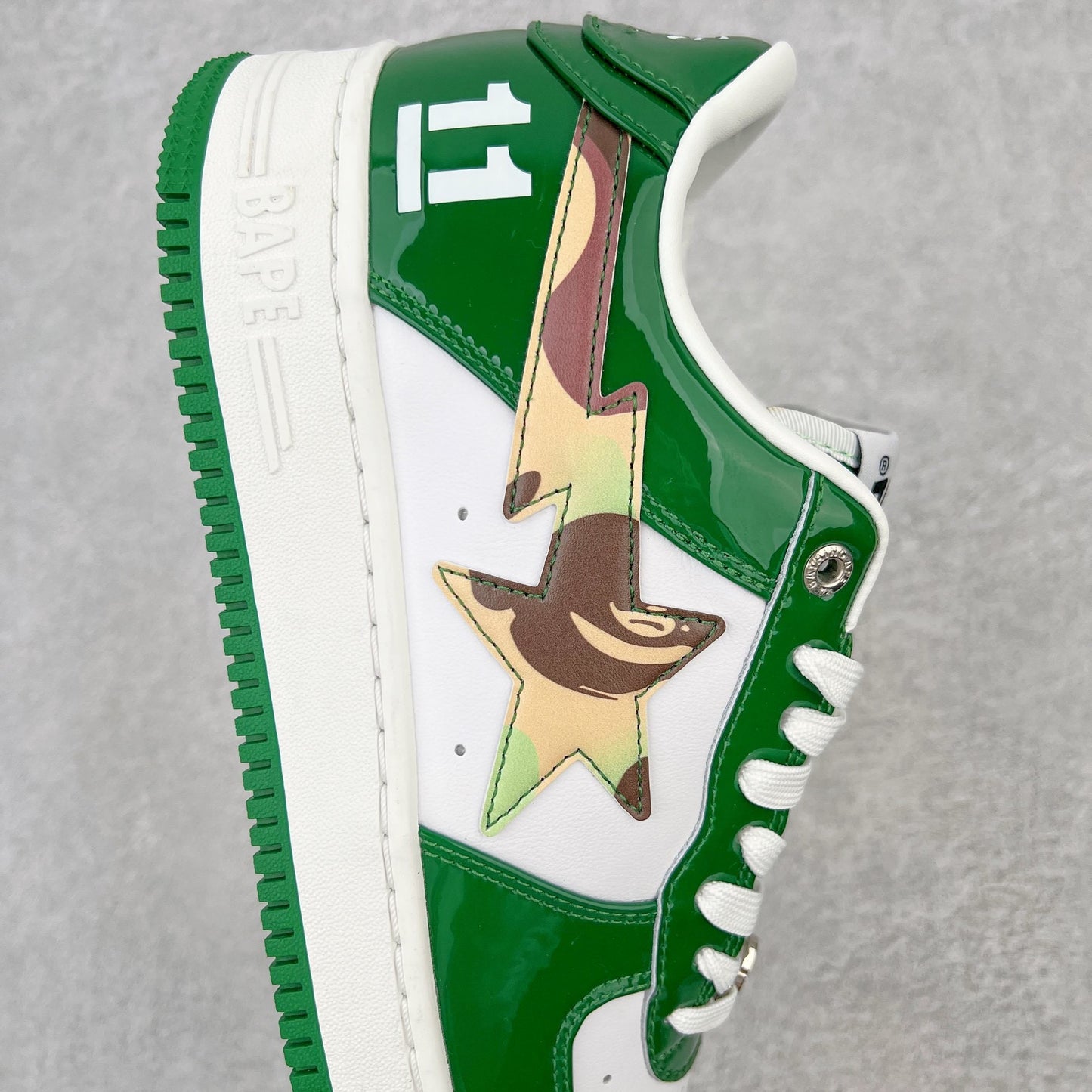 Bape STA Low Green/White