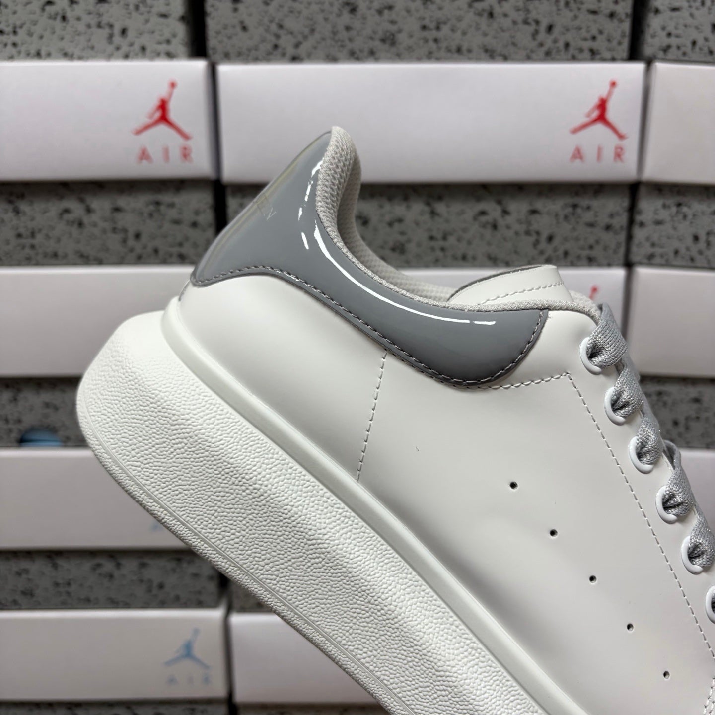 Alexander McQueen Metallic Silver