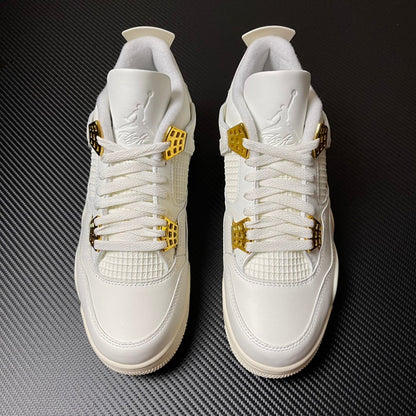 AJ4  Retro Metallic Gold