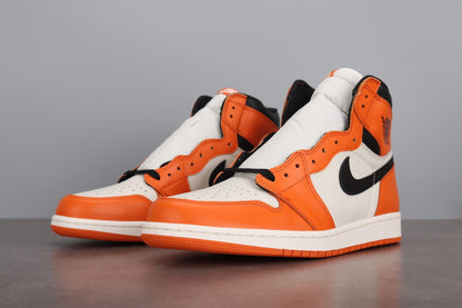 AJ1 High Obsidian Orange