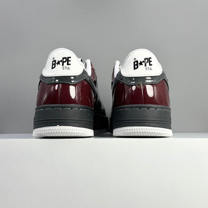 Bape STA Low Burgundy/Grey