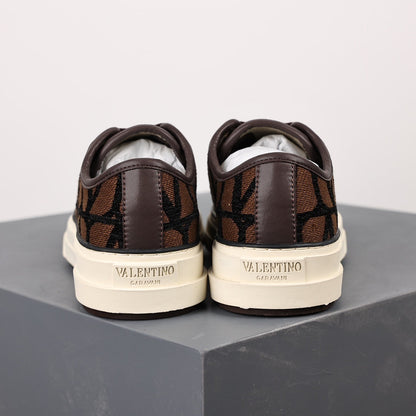 Valentino Beige & Black Toile Totaloop Iconographe