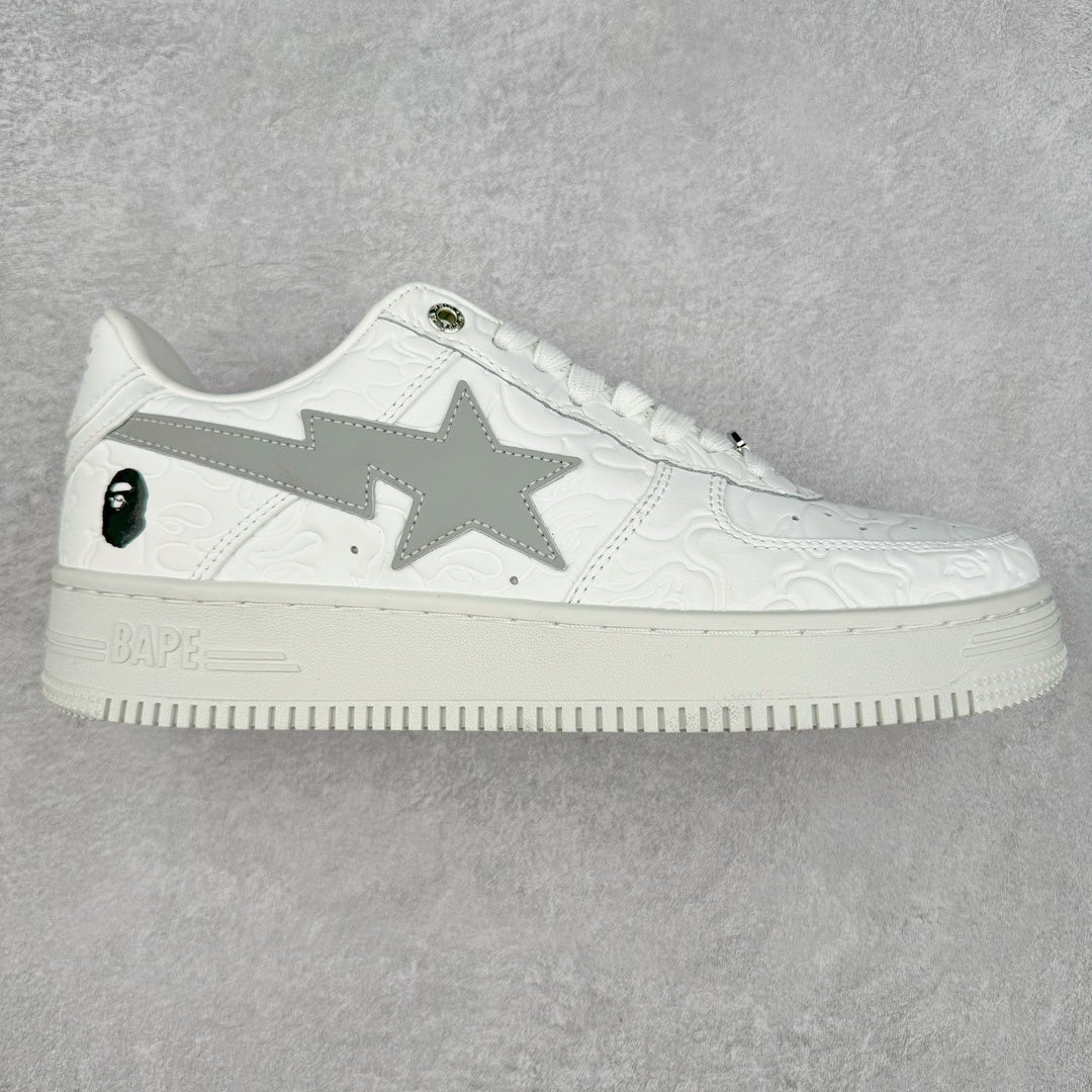 Bape STA Low White Grey