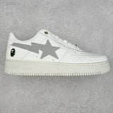 Bape STA Low White Grey