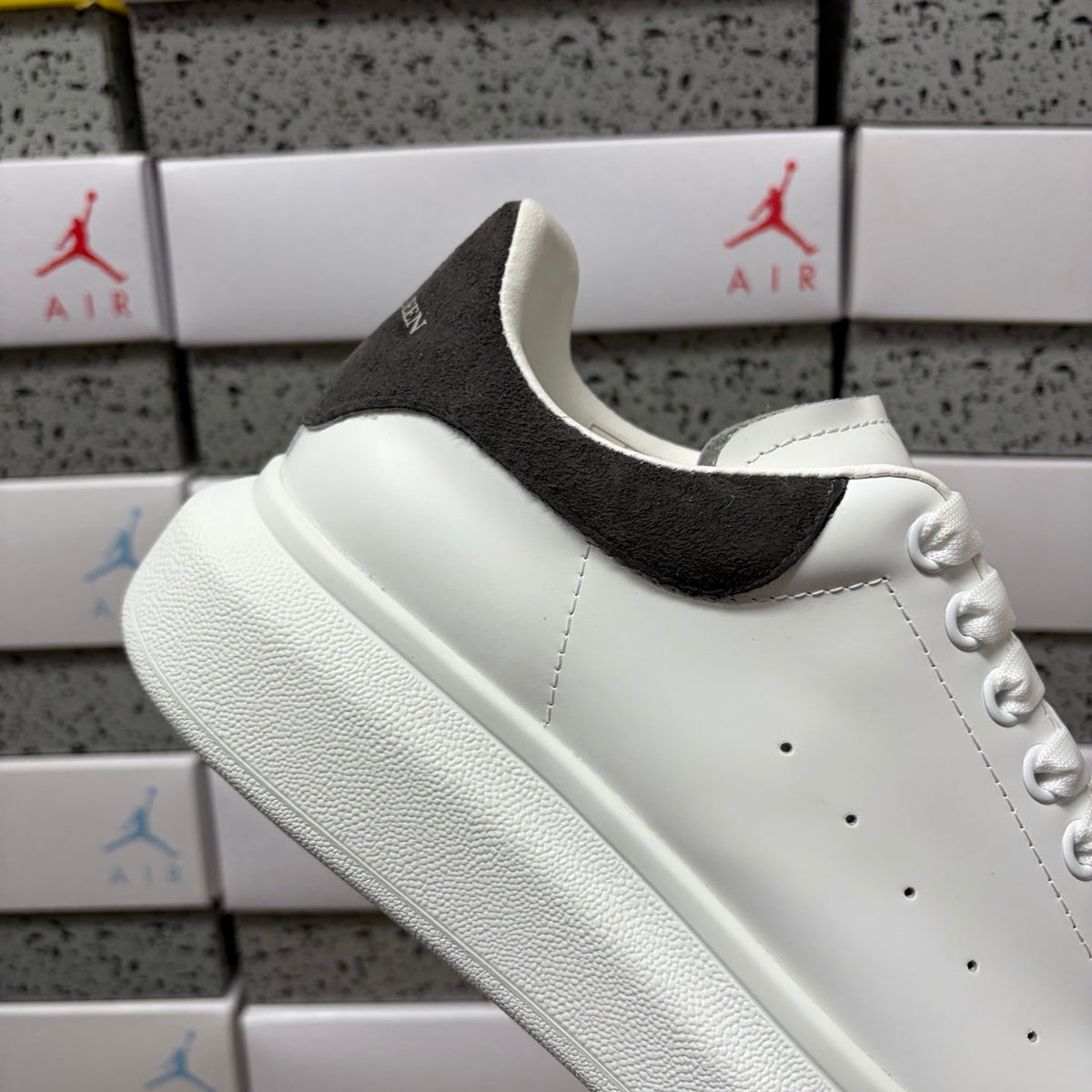Alexander McQueen Grey Suede