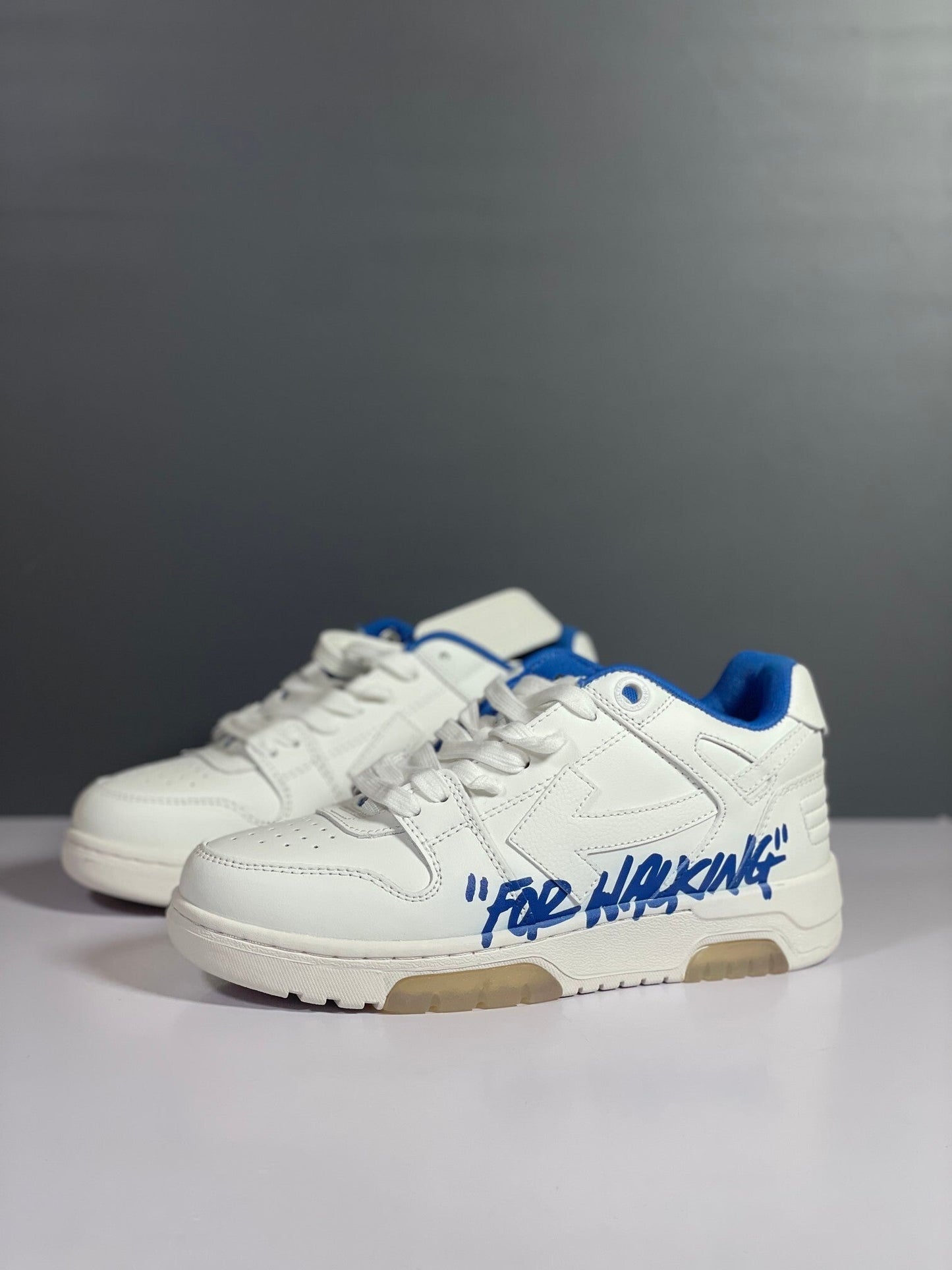 For Walking White Blue