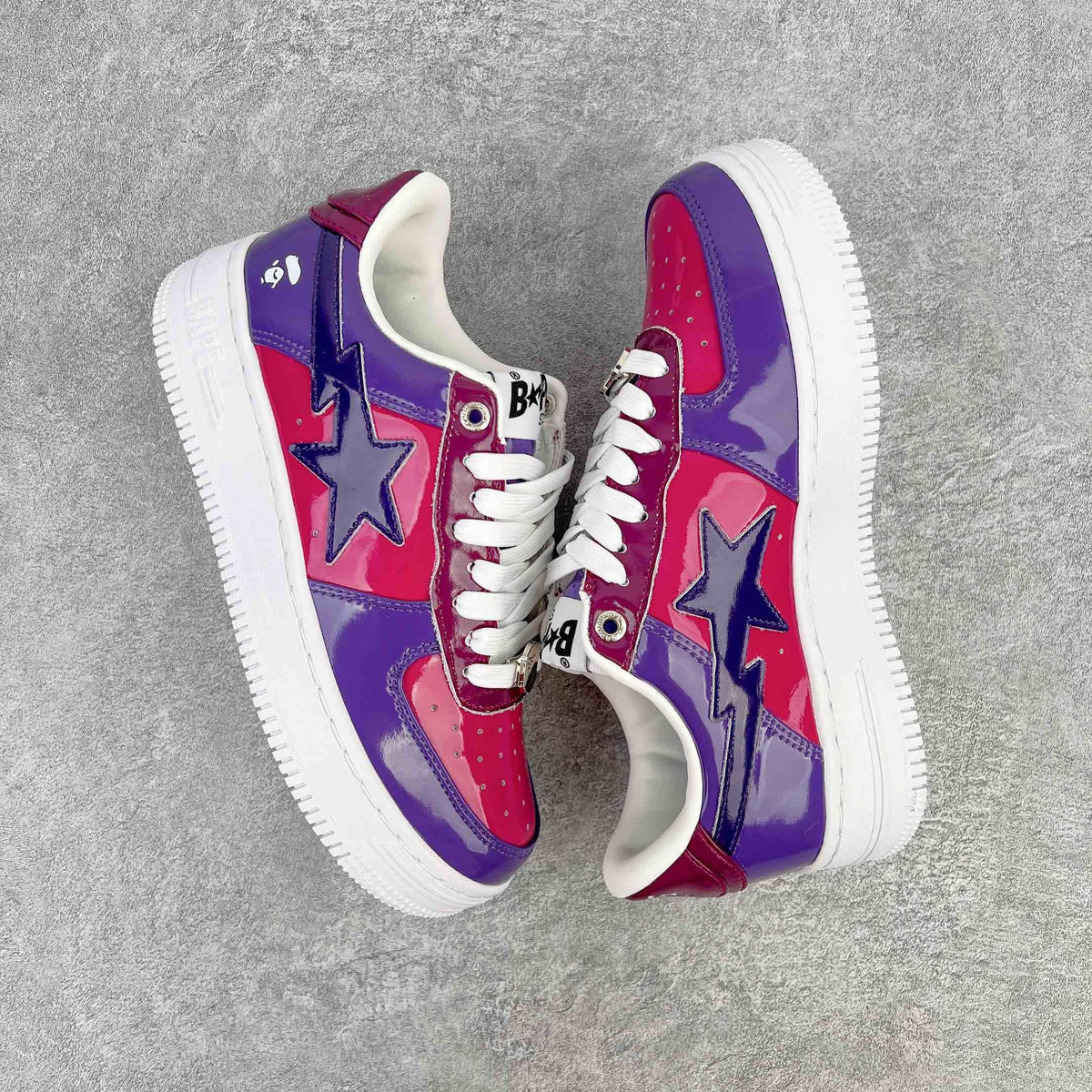 Bape STA Low Camo Combo - Purple