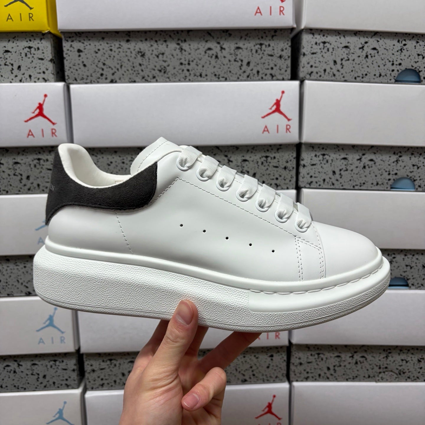 Alexander McQueen Grey Suede