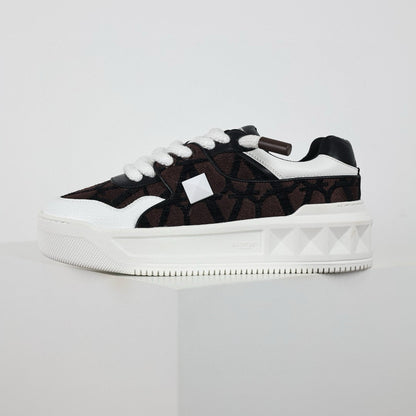 Valentino One Stud XL Brown/Black/White
