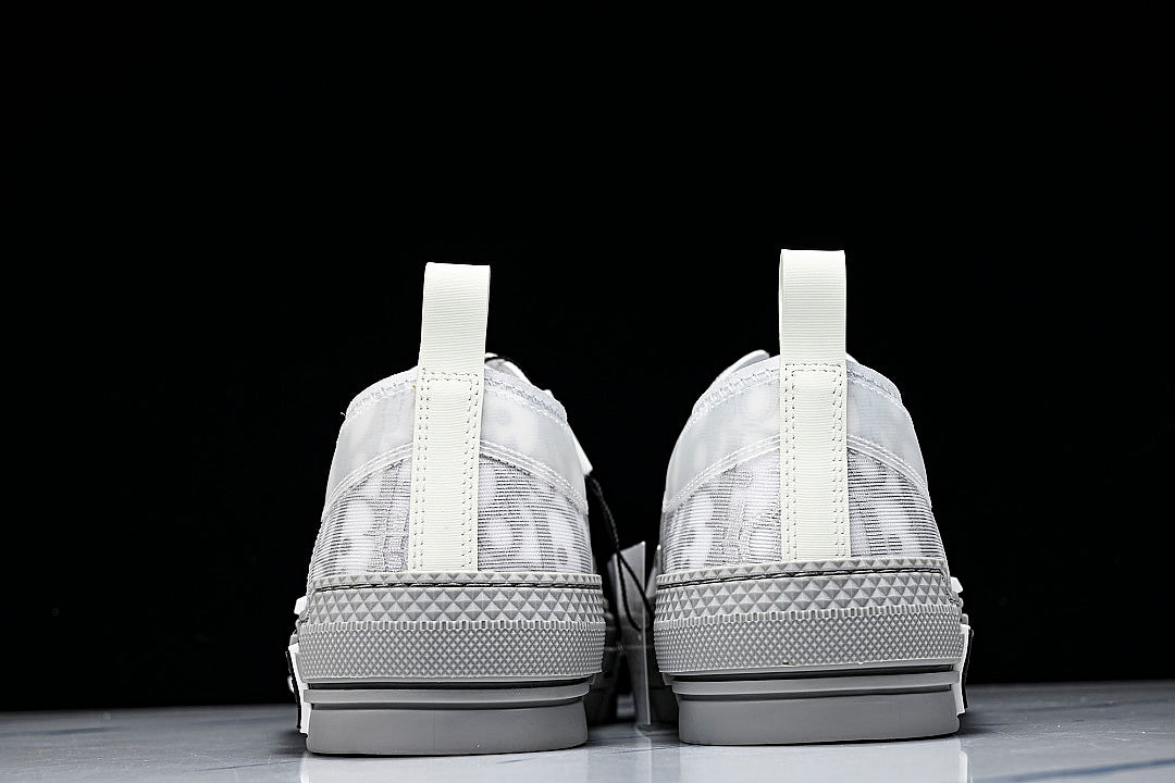 【430】MEN'S LOW TOP PRINT B23 LACE UP FLAT SHOES COMBINED WITH CASUAL SPORTS SHOES DARK GRAY/GREY