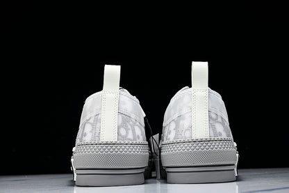 【430】MEN'S LOW TOP PRINT B23 LACE UP FLAT SHOES COMBINED WITH CASUAL SPORTS SHOES DARK GRAY/GREY