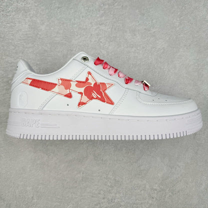 Bape STA Low White ABC Camo Pink