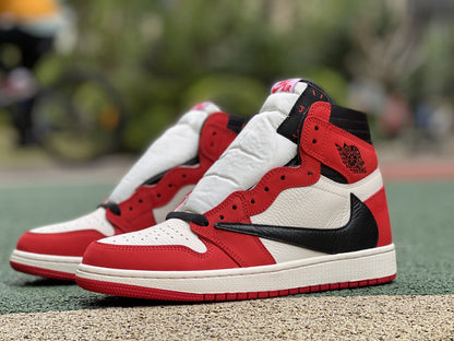 AJ1 High Wave Red