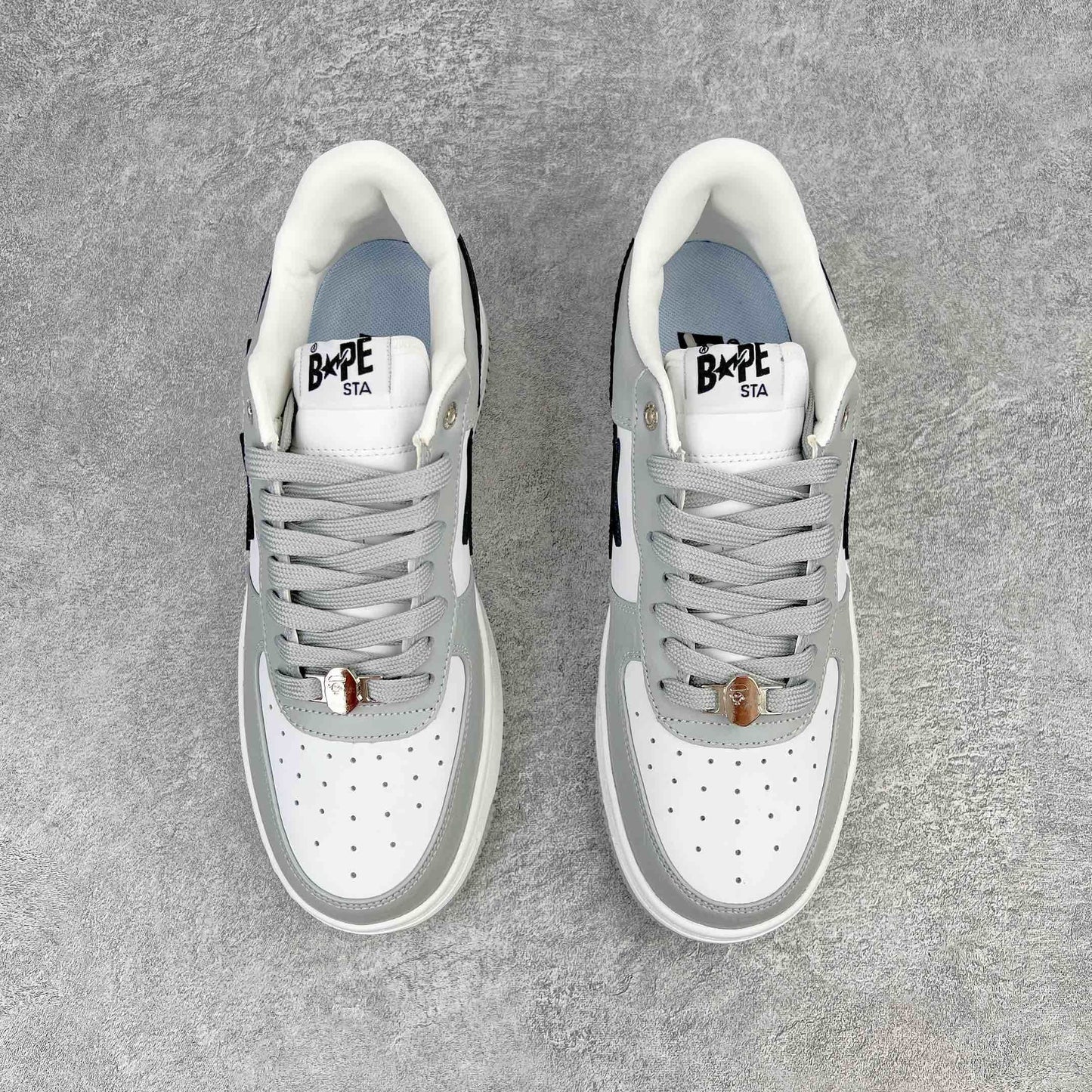 Bape STA Low Grey Black