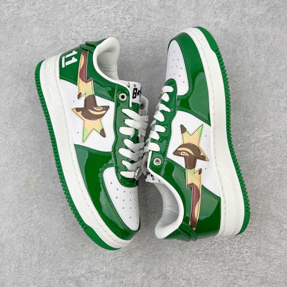 Bape STA Low Green/White