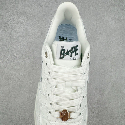 Bape STA Low White Grey