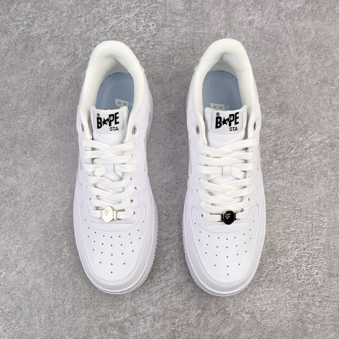 Bape STA Low White