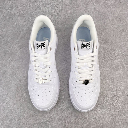 Bape STA Low White