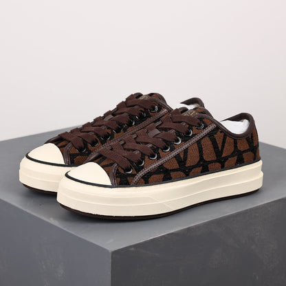 Valentino Beige & Black Toile Totaloop Iconographe