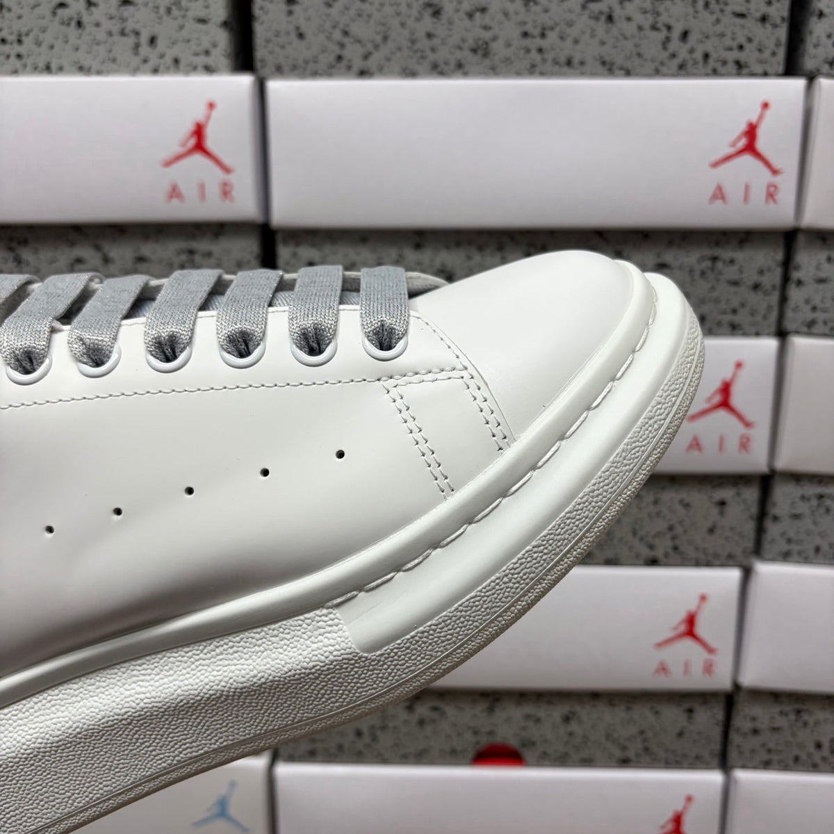 Alexander McQueen Metallic Silver