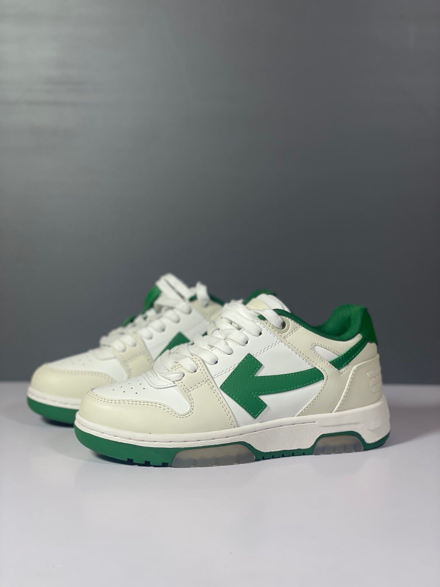 Out Of Office Green White Cream