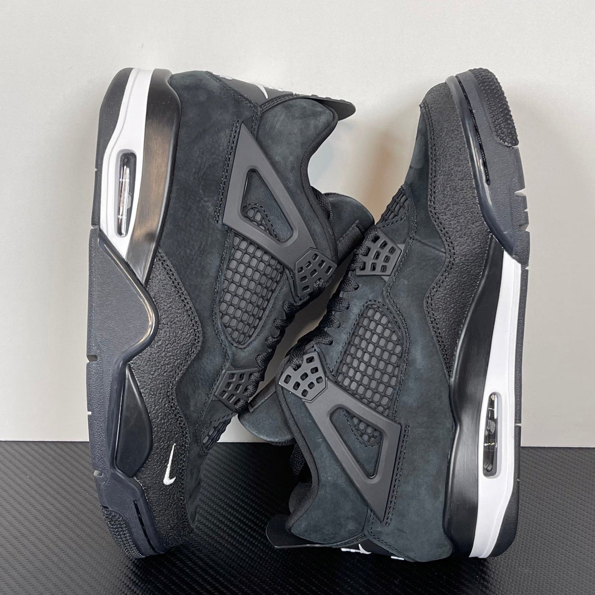 AJ4 Brick by Brick Black