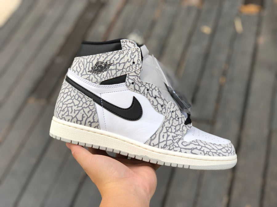 AJ1 High White Cement