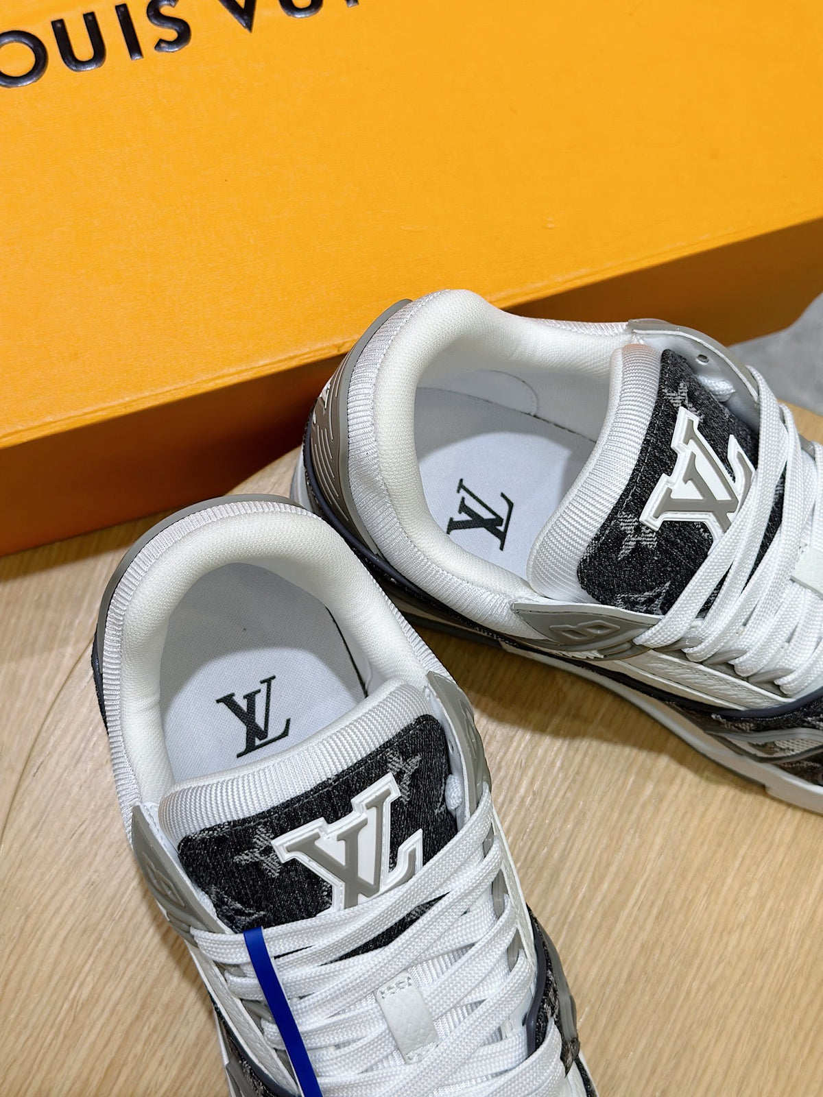 Trainer Gray and White