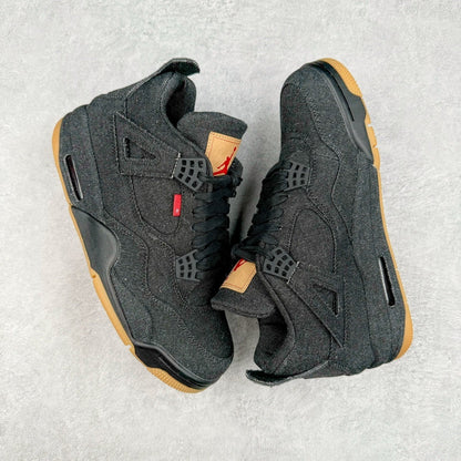 AJ4 Black Levis