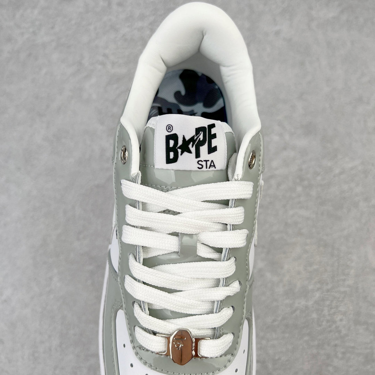 Bape STA Low White Grey
