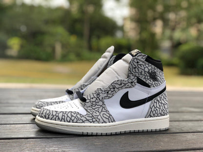 AJ1 High White Cement