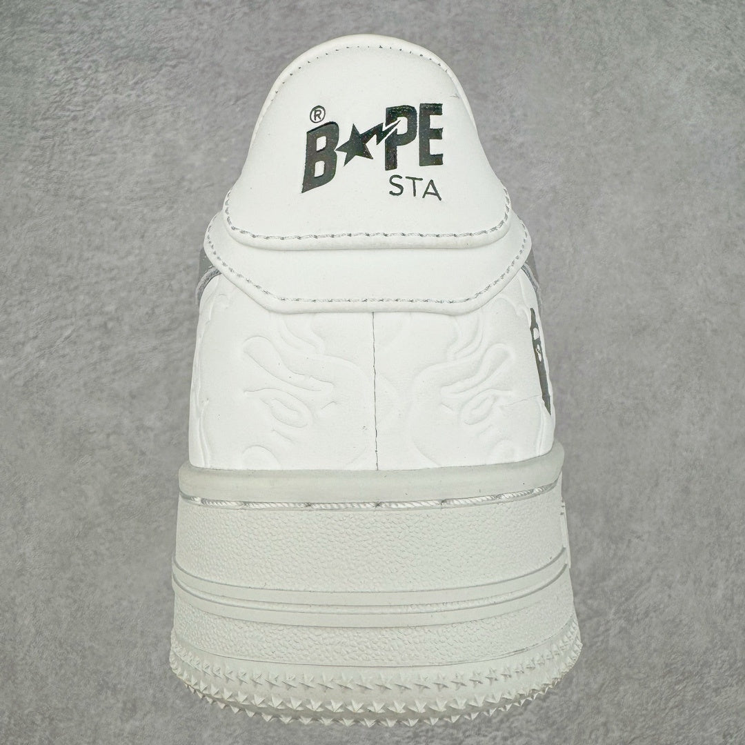 Bape STA Low White Grey