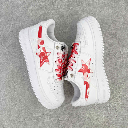 Bape STA Low White ABC Camo Pink