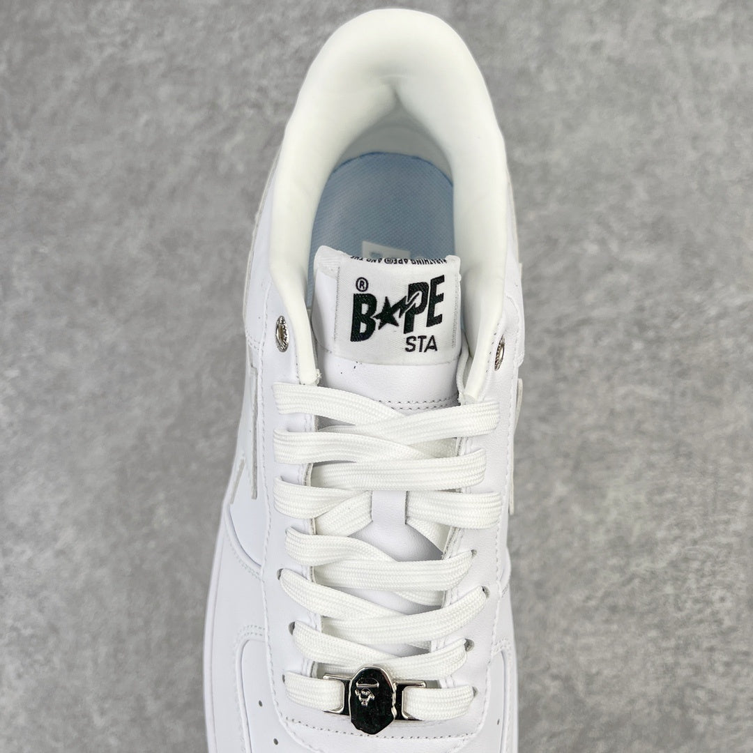 Bape STA Low White
