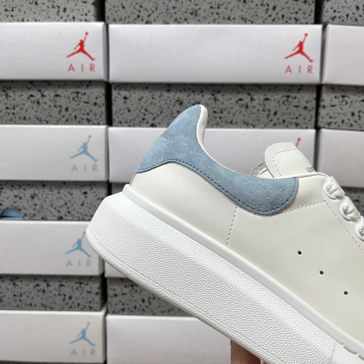 Alexander McQueen Blue Suede