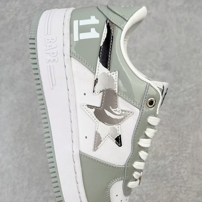 Bape STA Low White Grey
