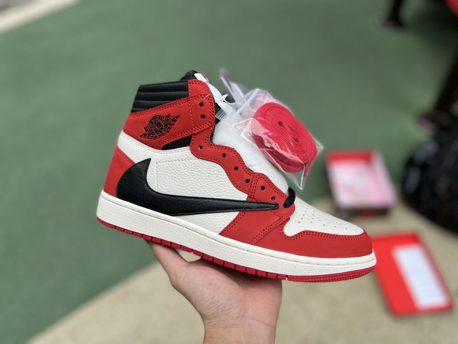 AJ1 High Wave Red