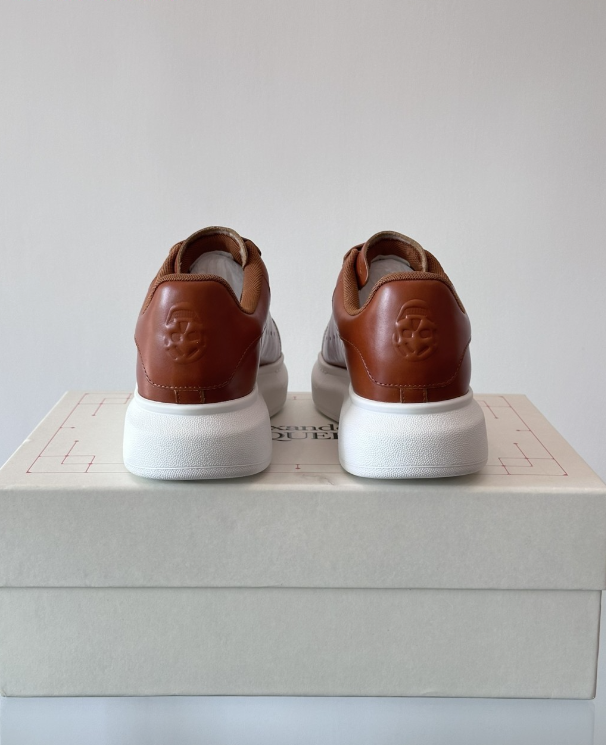 Alexander McQueen Oversized White/Orange