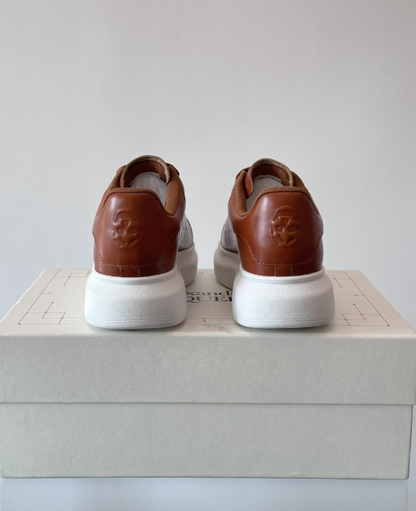 Alexander McQueen Oversized White/Orange