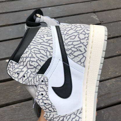AJ1 High White Cement
