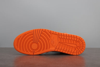 AJ1 High Obsidian Orange