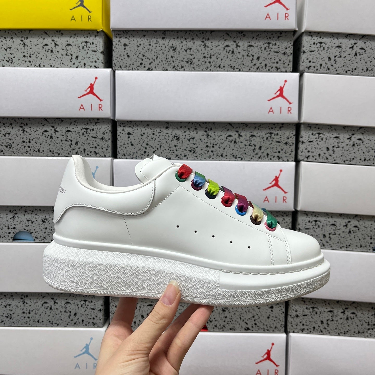 Alexander McQueen Front Rainbow